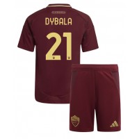 AS Roma Paulo Dybala #21 Heimtrikotsatz Kinder 2024-25 Kurzarm (+ Kurze Hosen)